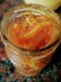 Dulce de cáscaras de naranjas