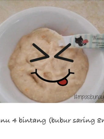 Langkah Gampang Membikin Resep Menu 4 bintang (bubur saring ayam tempe sayuran 8m+) yang Enak Banget Anti Ribet, Lezat Sekali