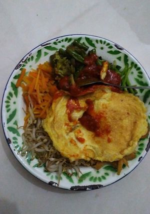 Foto resep Bibimbab Indonesia (tanpa gochujang, gampang banget)