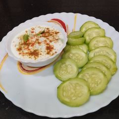 A picture of Grated Cucumber Raita.