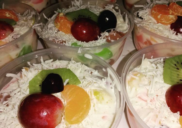 Resep Salad buah nutrijel, Enak Banget