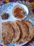 Carrot Lachha Paratha