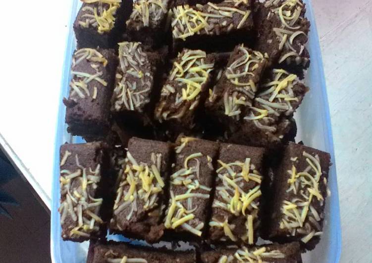 Resep: Brownies ubi tanpa DCC Yang Mudah