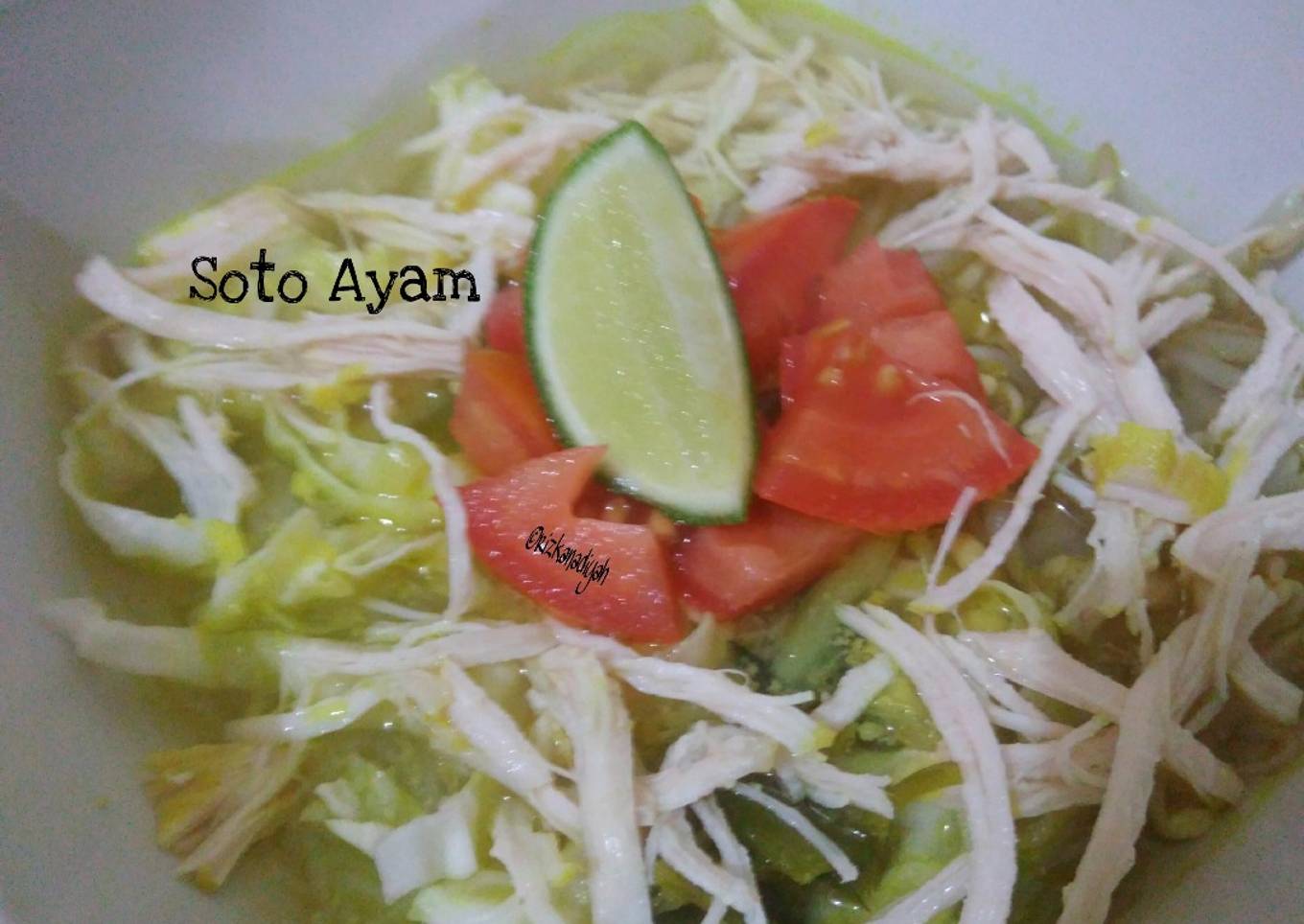 Soto Ayam (Tanpa Santan)