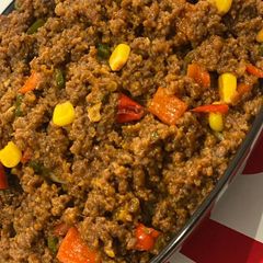 A picture of Minced meat sauce.