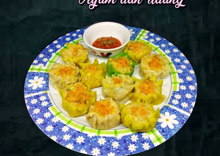 Resep Homemade Dimsum Ayam dan Udang, Lezat