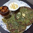 पालक पनीर पराठा (palak paneer paratha recipe in marathi)