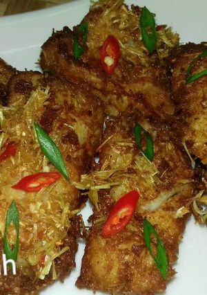 Hình của món Cá Basa Chiên Sả Ớt.