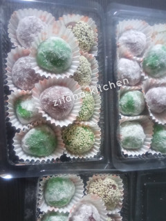 Foto resep Mochi klasik isi kacang