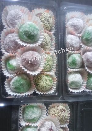 Foto resep Mochi klasik isi kacang