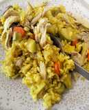 Arroz de pollo y verduras al ras el hanout. 2x1