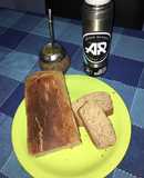 Budín integral con avena y banana