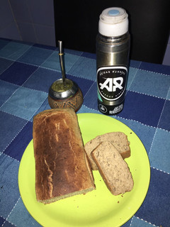 Una foto de Budín integral con avena y banana