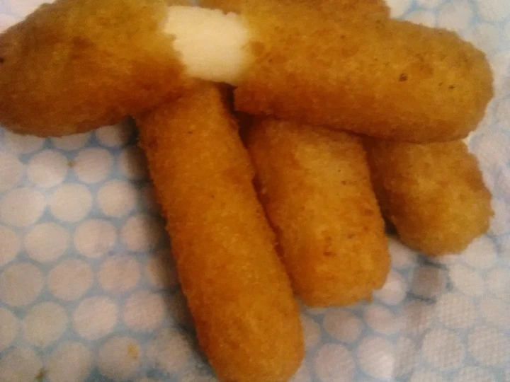 Easy Steps to Make Kentang goreng halloumi yang renyah which So Delicious