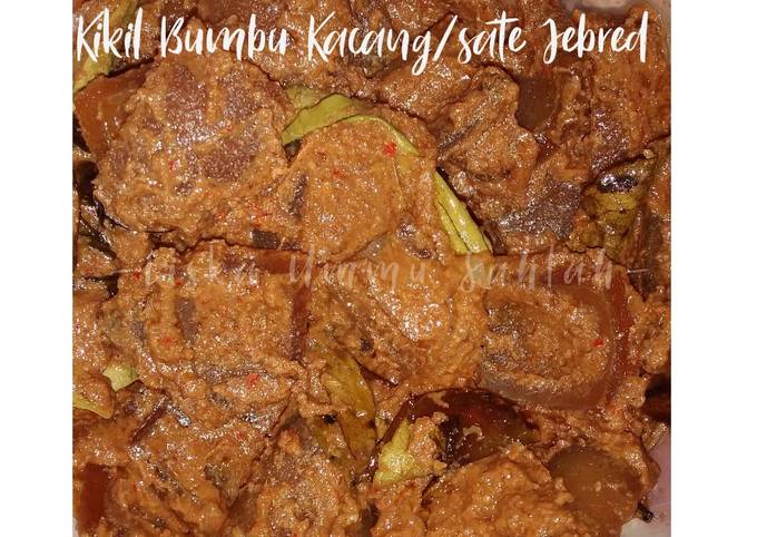 Resep: Kikil Bumbu Kacang/Sate Jebred Menu Enak Dan Mudah Dibuat