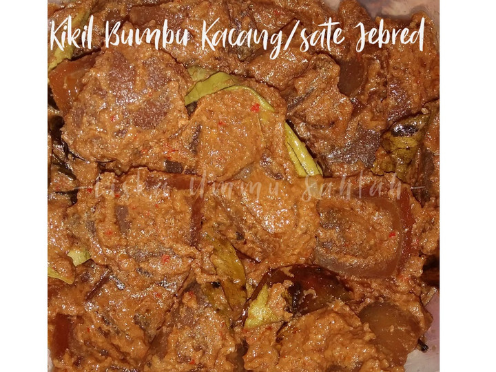 Resep: Kikil Bumbu Kacang/Sate Jebred Menu Enak Dan Mudah Dibuat