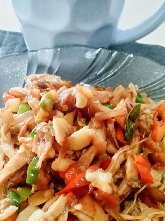 Resep Ayam Suwir Pedas Manis Anti Gagal