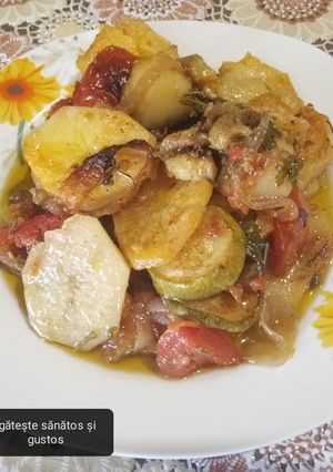 O poză a rețetei Tourlou tourlou sau ghiveci de legume.