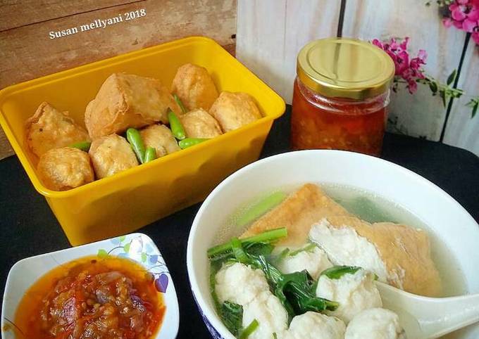 Resep 7 Tahu Bakso Ayam Oleh Susan Mellyani Cookpad