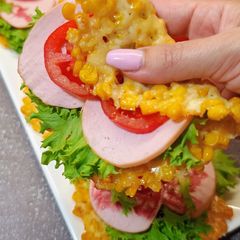 A picture of The Best Snack Without Bread! 🌽🧀.