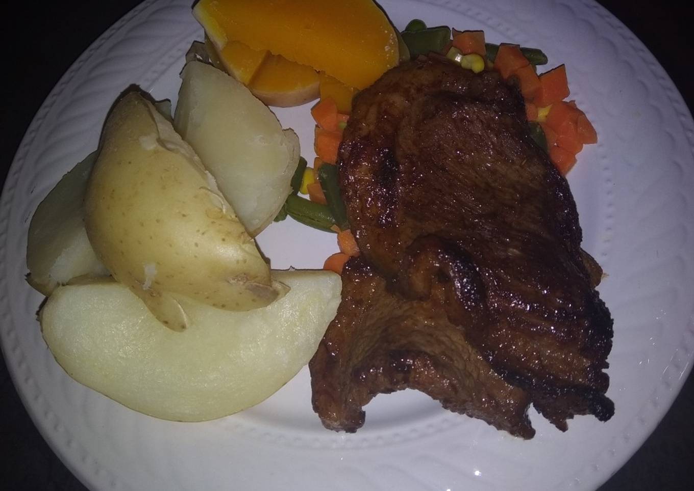 Fried Rump steak