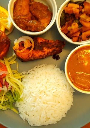 A picture of Pumpkin,dal curry…(in malayalam pulincurry).