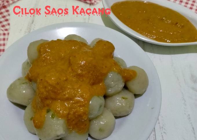 Cilok Saos Kacang