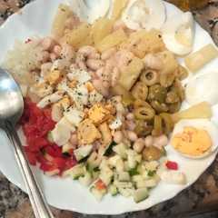 Una foto de Alubias con Piña, inspiradas en otra receta vista