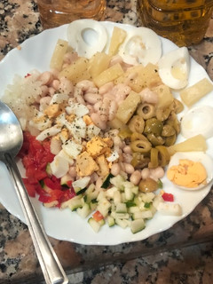 Una foto de Alubias con Piña, inspiradas en otra receta vista