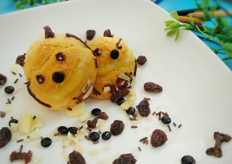 Soes keju coklat