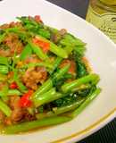 「樂朋鵝油」沙茶羊肉空心菜
