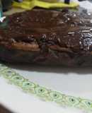Bizcocho proteico de choco y arándanos