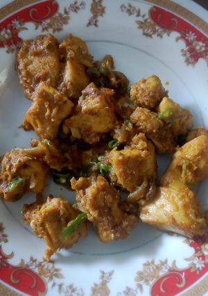 A picture of Chicken Boneless Handi.