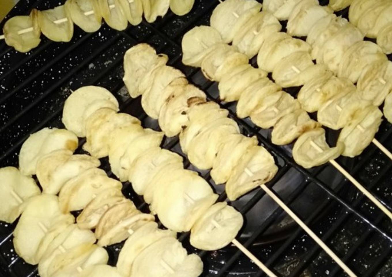 Sate Darni (Sate telor dadar mini)
