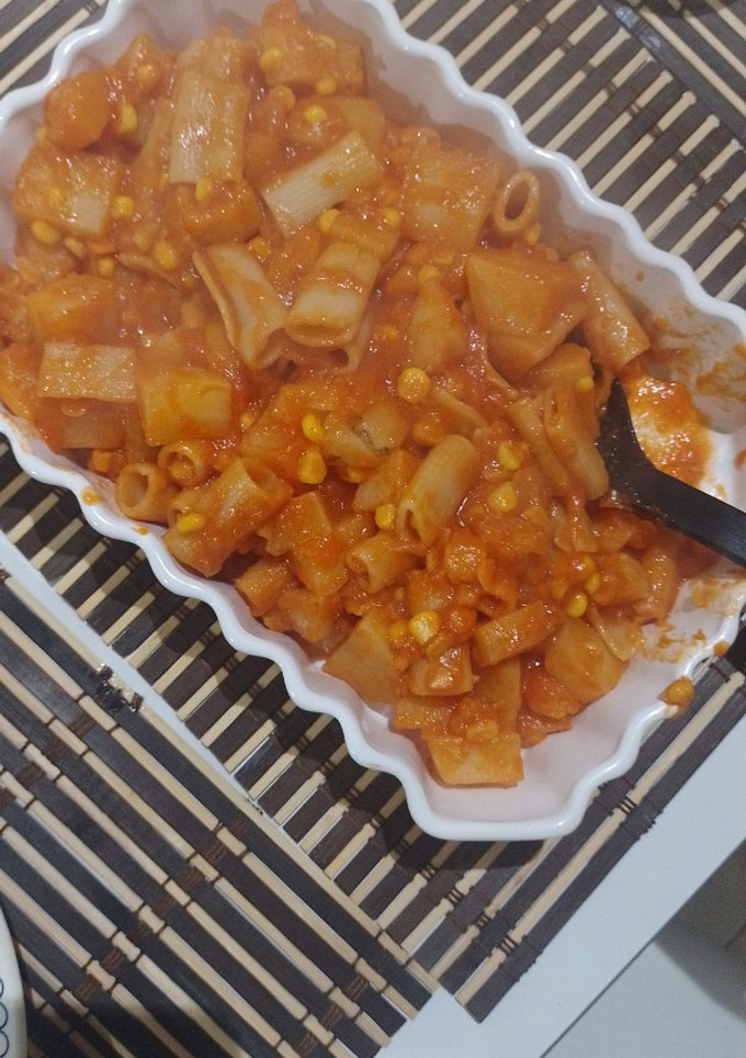 Una foto de 🍲GUISO DE FIDEOS fácil, ideal para estudiantes. Ig: Re-Estresada