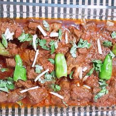 A picture of Mutton Karahi.