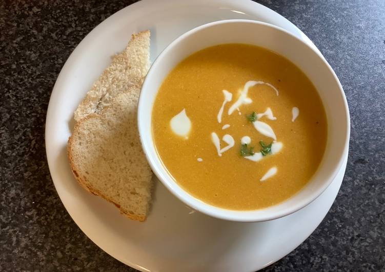 The Simple and Healthy Butternut squash soup