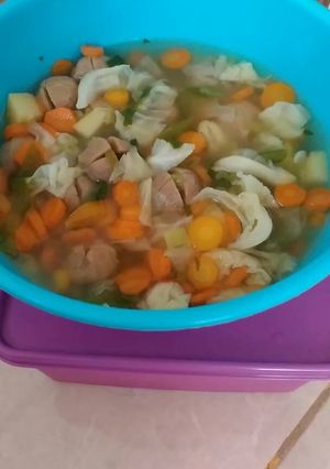 Foto resep Simple soup