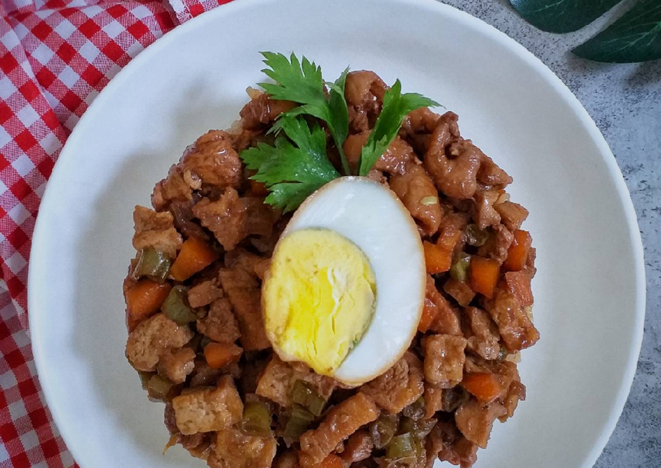 Nasi Tim Ayam Tahu