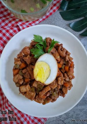 Foto resep Nasi Tim Ayam Tahu