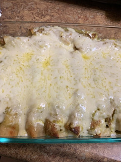 Una foto de Enchiladas suizas