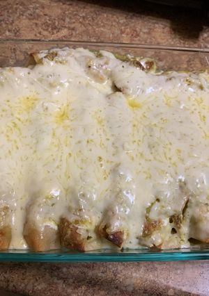 Una foto de Enchiladas suizas