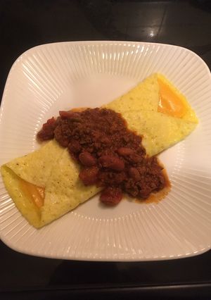 A picture of Chili-n-cheese Omelette.