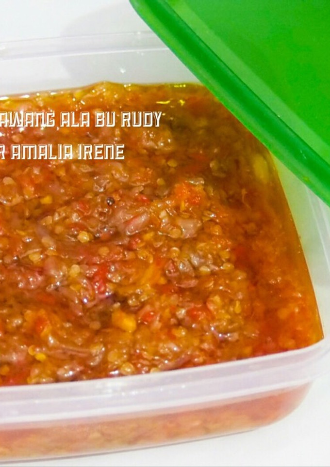 Foto resep Sambal bawang ala bu rudy simple enak