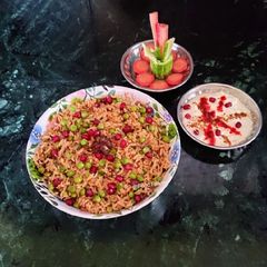 A picture of Peas Pulao.