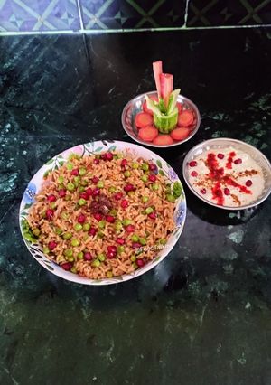 A picture of Peas Pulao.