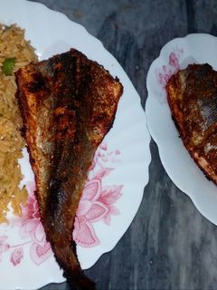 صورة لوصفة أرز بالسمك