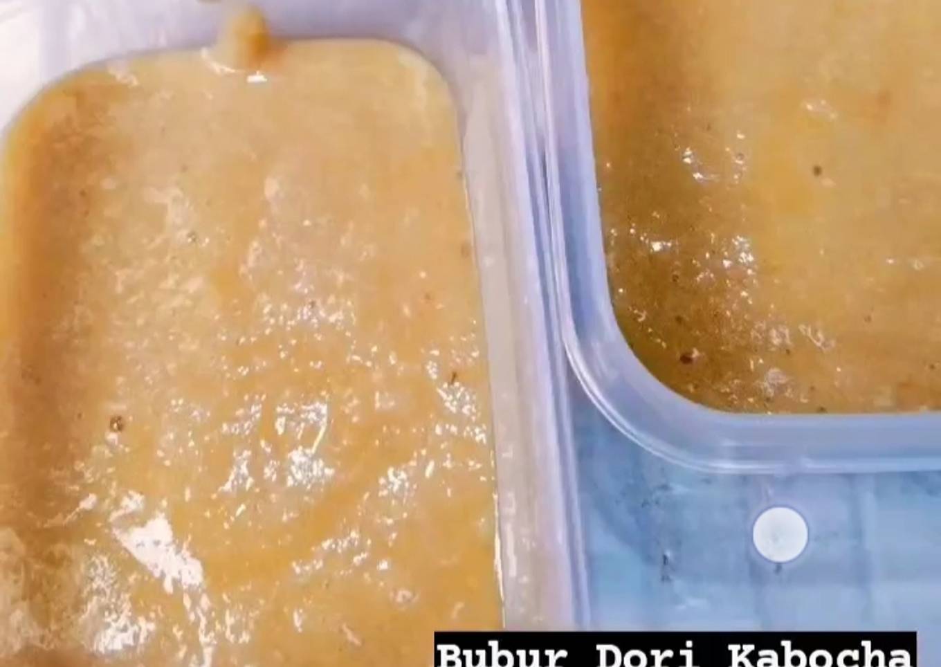 Bubur Dori Kabocha MPASI 6 Bulan DAY 2