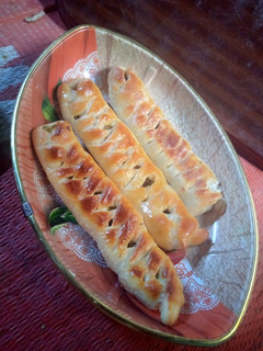 A picture of Caterpillar bread.