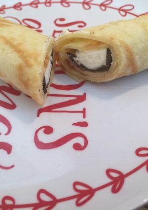 Csokis-túrós palacsinta nagyon egyszerűen recept fotója